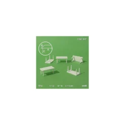 SCHULCZ Miniatur-Rechtecktische, 10er-Set