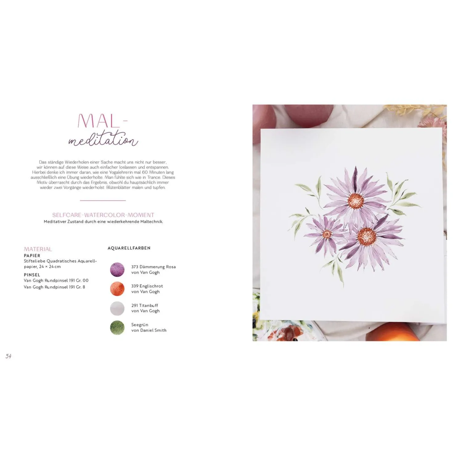 Selfcare Watercolor – Kreative Momente für mich