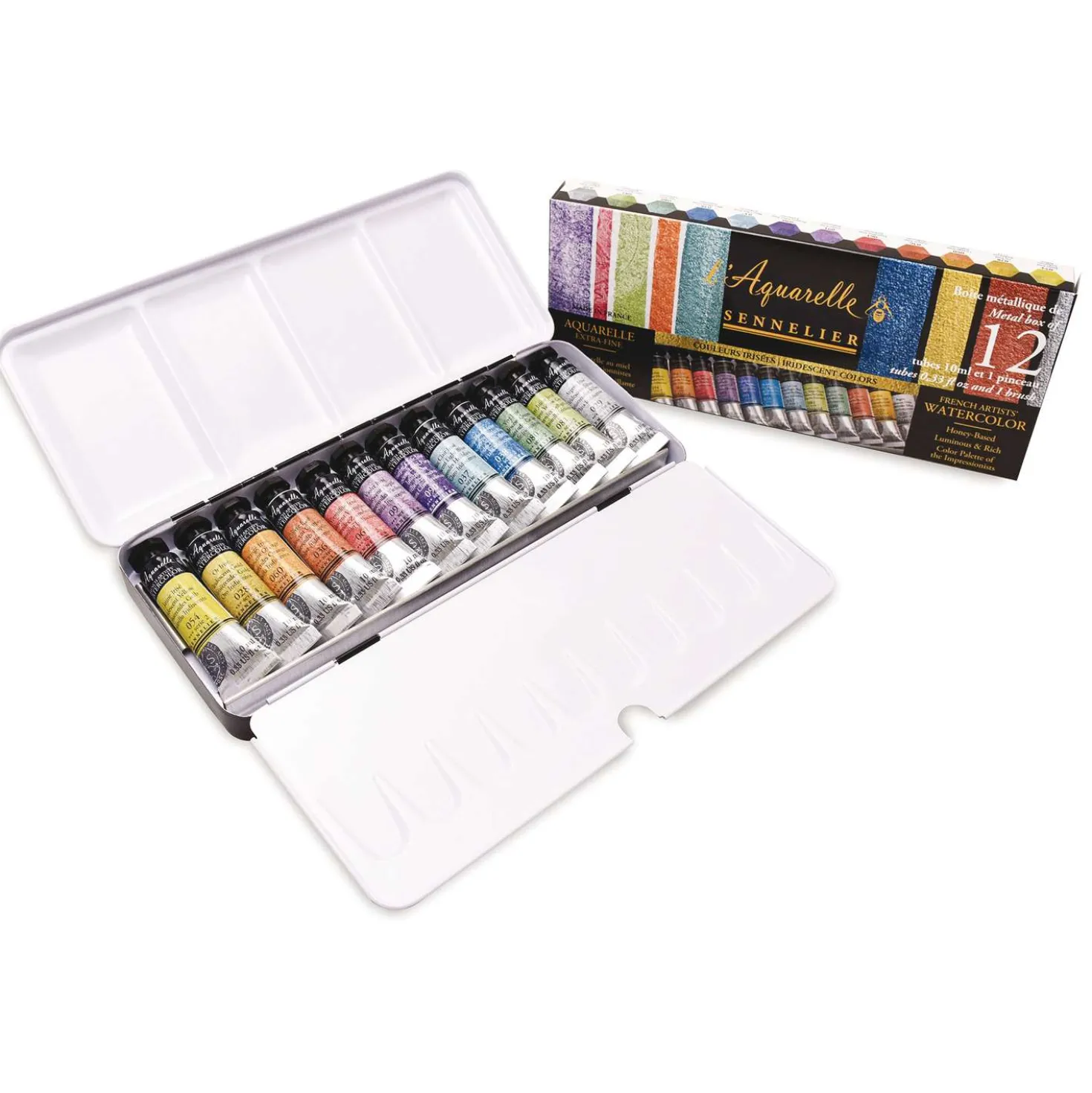 SENNELIER extrafeine Aquarellfarben-Sets, irisierende Farben