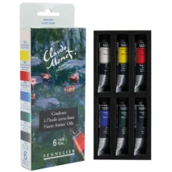 SENNELIER extrafeine Ölfarben 6er-Set, Seerose, Claude Monet Edition