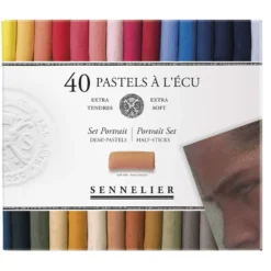 SENNELIER PASTELS À L'ÉCU, Künstler-Pastellkreiden Set"Portrait"
