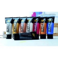 SOLO GOYA Acrylic Acrylfarbe Effect Colors 8er-Set