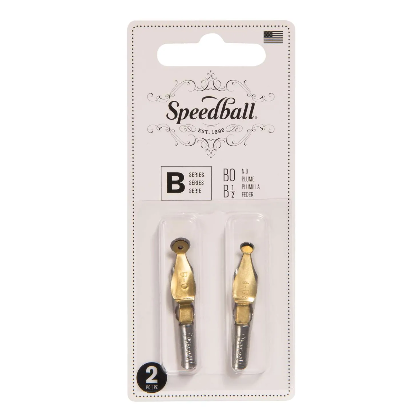 Speedball® B-Serie Schreibfeder 2er-Sets, rund