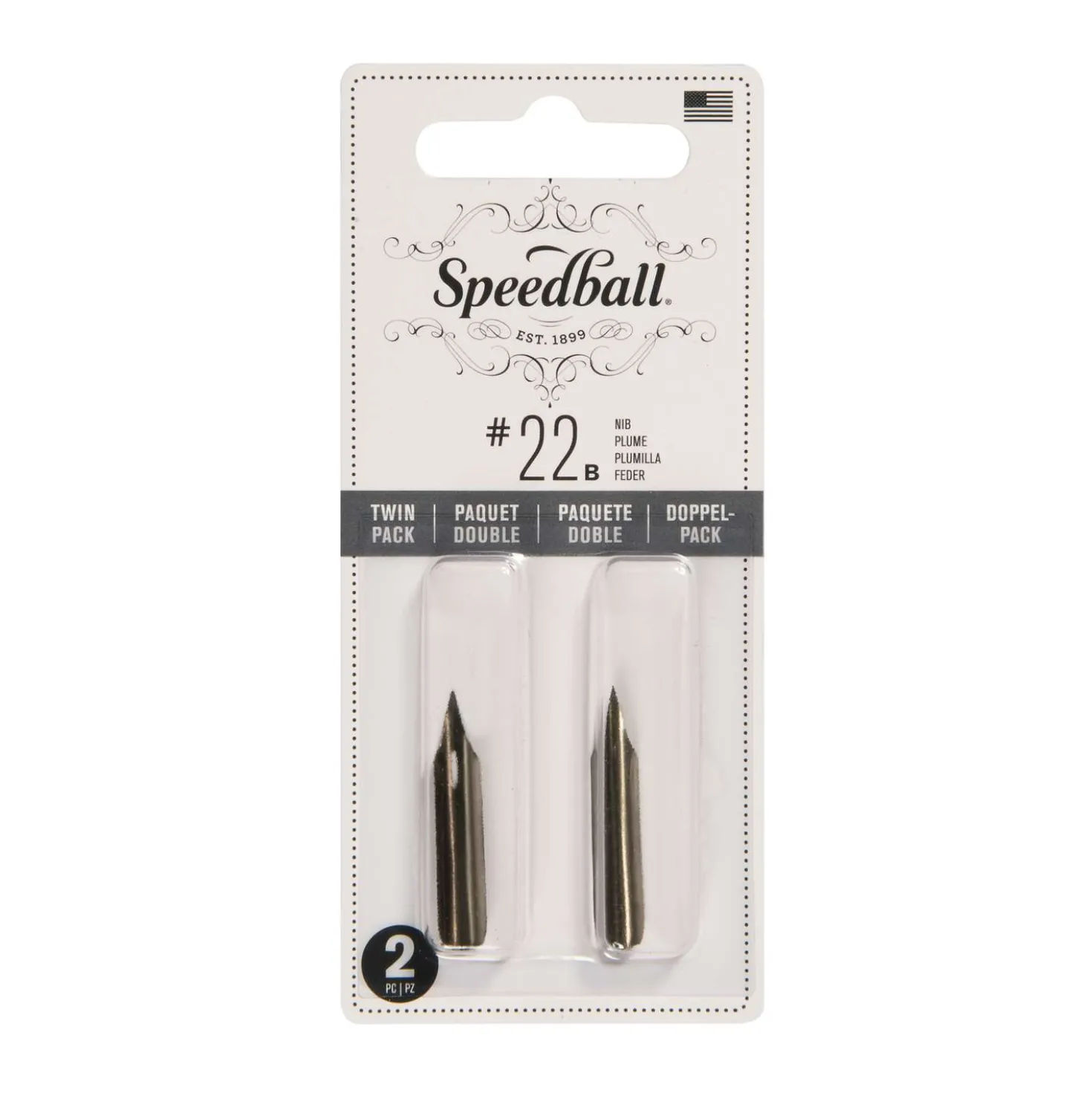 Speedball® Kalligrafie Spitzfeder 2er-Packungen