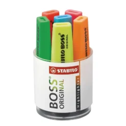 STABILO® BOSS® ORIGINAL Textmarker, 6er-Rundbox