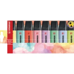 STABILO® BOSS® ORIGNAL Pastel Textmarker 8er-Set