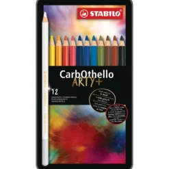 STABILO® CarbOthello ARTY+ Pastellstifte, Metalletuis