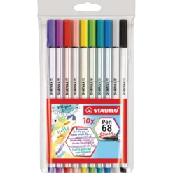 STABILO® Pen 68 brush Kunststoff-Etuis