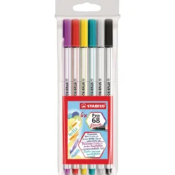 STABILO® Pen 68 brush Kunststoff-Etuis