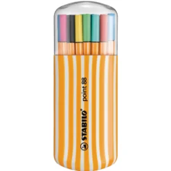 STABILO® point® 88 Zebrui, Kunststoffbox mit 20 Finelinern