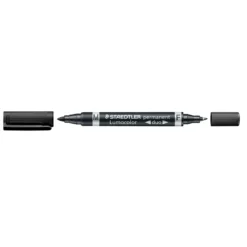 STAEDTLER® Lumocolor duo permanent Folienstifte mit 2 Spitzen, 4er-Set