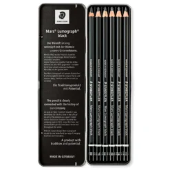 STAEDTLER® Mars® Lumograph® Black 6er Bleistift-Set