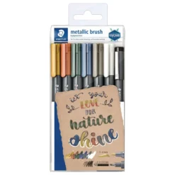 STAEDTLER® 8321 Metallic brush 6+1 Set