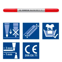 STAEDTLER® Noris® 320 Doppelfasermaler, 12er-Set