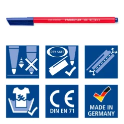 STAEDTLER® Noris® Fasermaler 100er-Großpackung