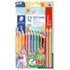 STAEDTLER® Noris® jumbo 128, 12er-Set + Spitzer
