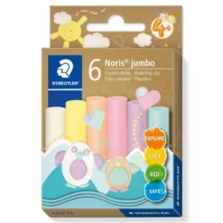 STAEDTLER® Noris® jumbo, Plastilin-Knete 6er-Sets