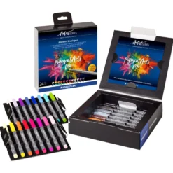 STAEDTLER® pigment arts pen brush 371, 24er-Set