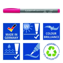 STAEDTLER® pigment arts pen brush 371, 24er-Set