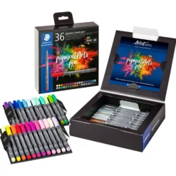 STAEDTLER® pigment arts pen brush 371, 36er-Set