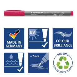 STAEDTLER® pigment arts pen calligraphy 375, 12er-Set