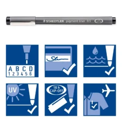 STAEDTLER® Pigment Liner 308, 4er-Etui Fineliner