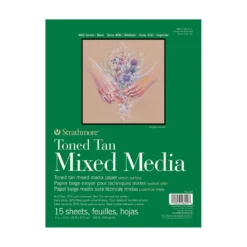 Strathmore® 400 Recycled Toned Mixed Media Block, Hellbraun