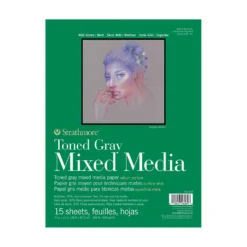 Strathmore® 400 Recycled Toned Mixed Media Block, Grau
