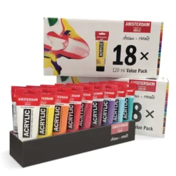 Talens AMSTERDAM Acrylfarbe "Standard Series" 18er-Set