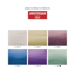 Talens AMSTERDAM Acrylfarbe "Standard Series" Sets, 6 x 20-ml-Tuben
