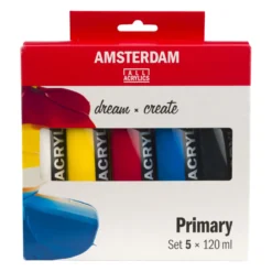 Talens AMSTERDAM All Acrylics Standard Series, Primärfarbenset