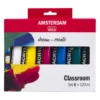 Talens AMSTERDAM All Acrylics Standard Series, 6 x 120 ml Klassenzimmer-Set