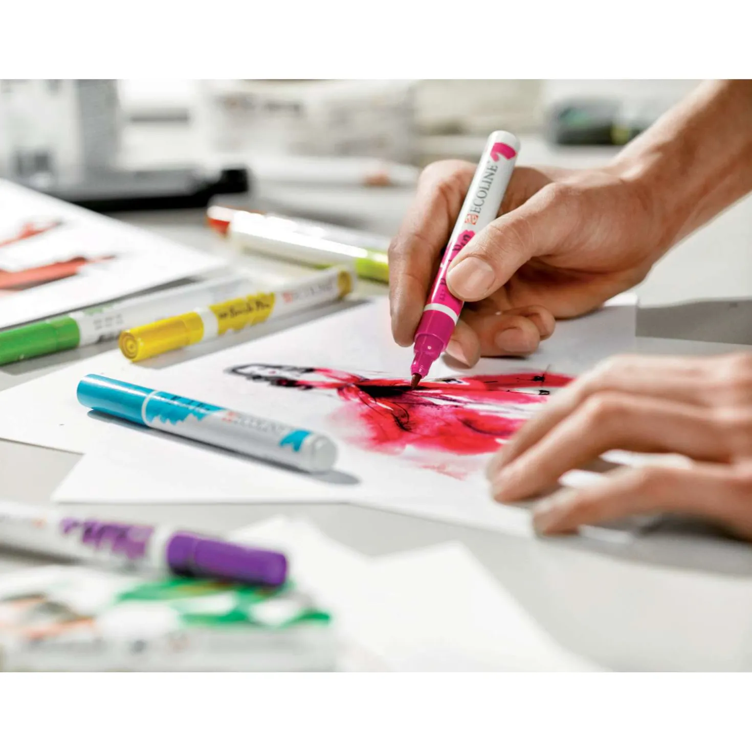 Talens ECOLINE® Brush Pen Marker Basic-Sets