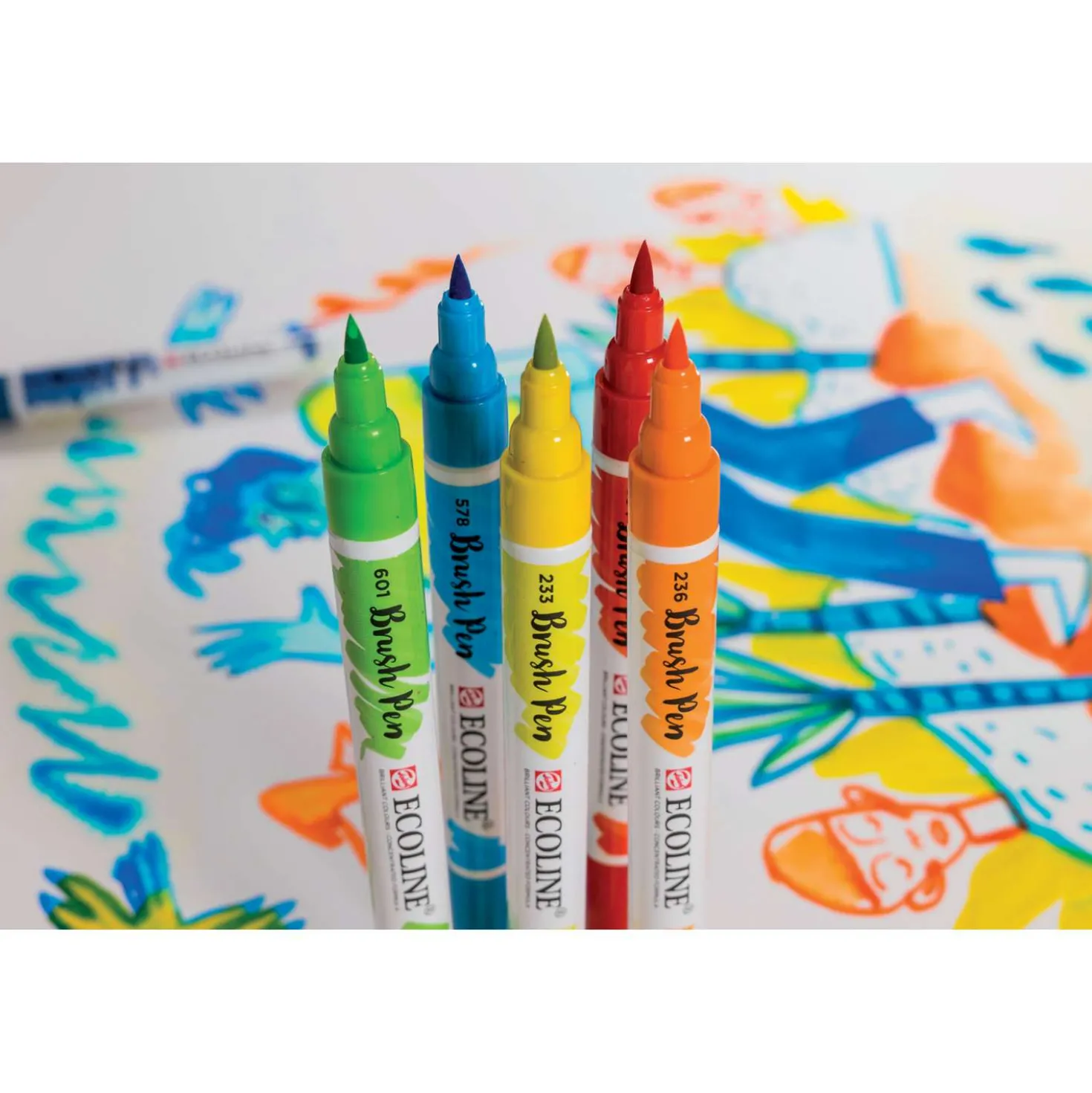 Talens ECOLINE® Brush Pen Marker Basic-Sets