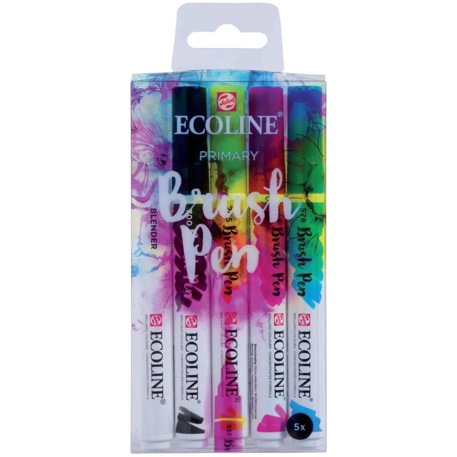 Talens ECOLINE® Brush Pen Marker-Sets, 5er