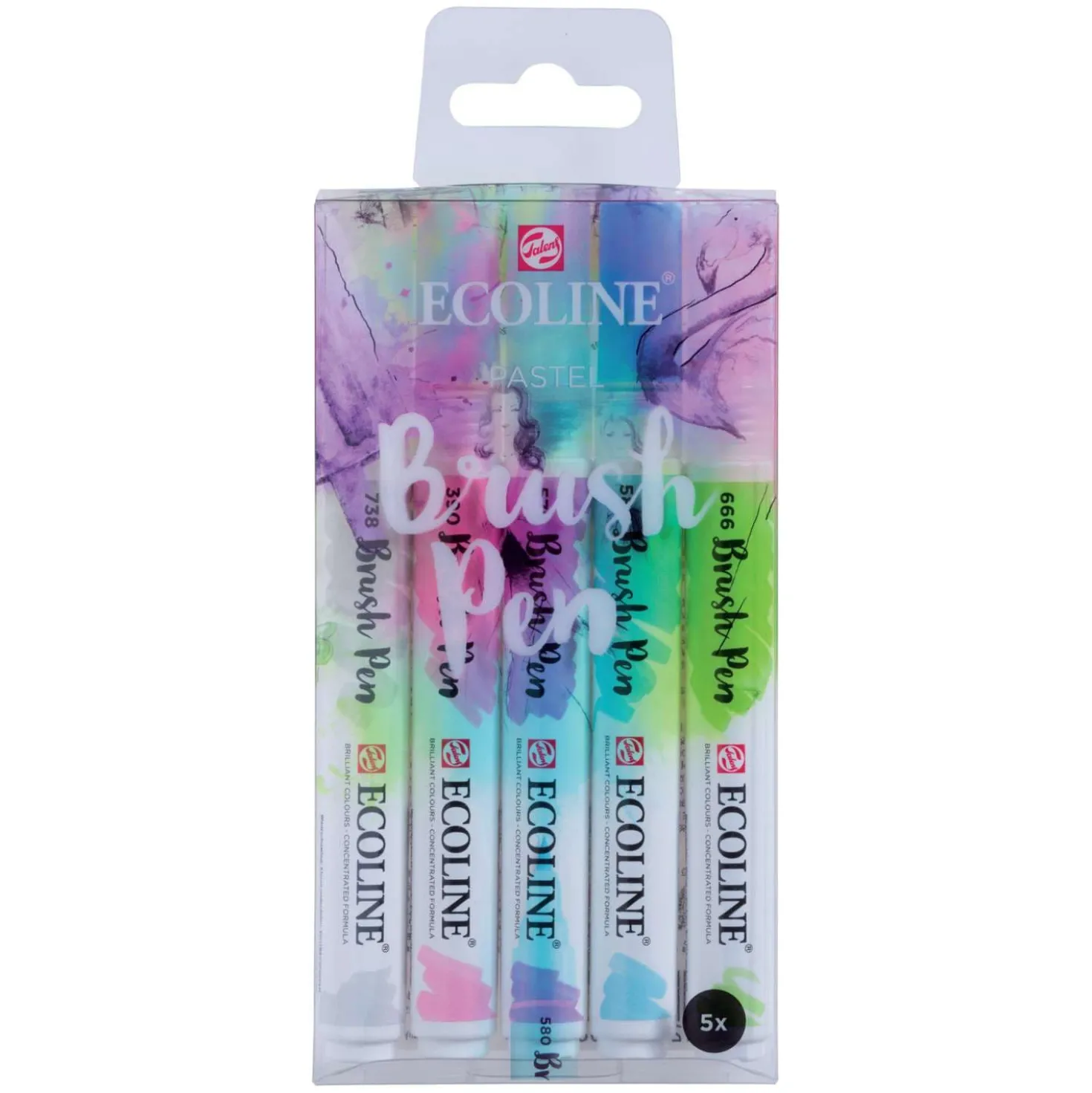 Talens ECOLINE® Brush Pen Marker-Sets, 5er