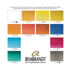 Talens REMBRANDT Aquarellkasten "Porträtauswahl"