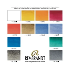Talens REMBRANDT Aquarellkasten 
