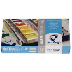 Talens van Gogh Aquarellfarben im Metallkasten