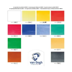 Talens van Gogh Aquarellfarben im Metallkasten