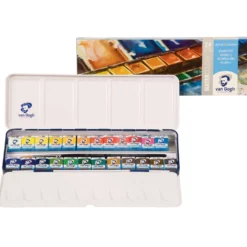 Talens van Gogh Aquarellfarben im Metallkasten