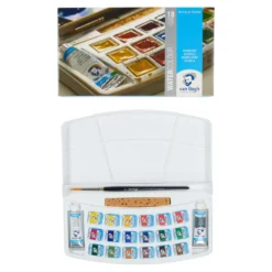 Talens Van Gogh Aquarellkasten mit 18 halben Näpfchen
