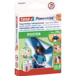 tesa® Powerstrips® Poster doppelseitiges Klebeband