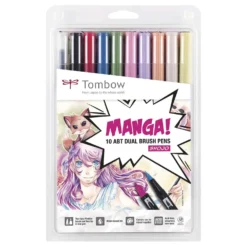 TOMBOW® ABT Dual Brush Pen Manga Set