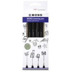 TOMBOW® MONO drawing pen, Fineliner 4er-Sets