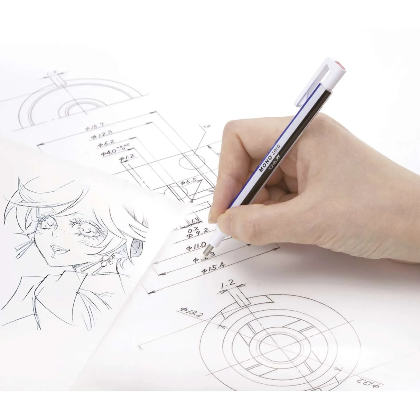TOMBOW® MONO ZERO neon Radierstift