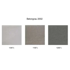 Tonmasse 2002, betongrau, feinst schamottiert