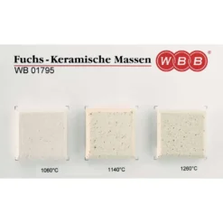 Tonmasse WB 01795, creme-beige, grob schamottiert