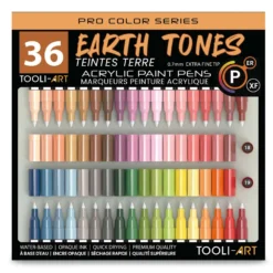 TOOLI-ART Acrylmarker Sets, extra feine Spitze 0,7 mm