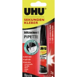 UHU® Sekundenkleber mit feiner Dosierspitze